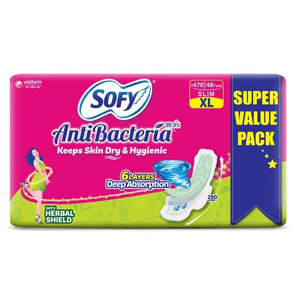 Sofy XL Sanitary Napkins 48 Pads