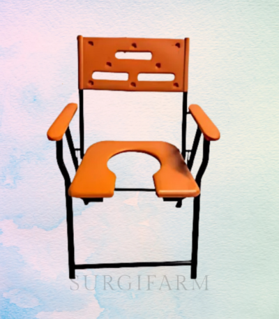 Commode Chair with Arm Support