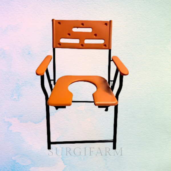 Commode Chair with Arm Support