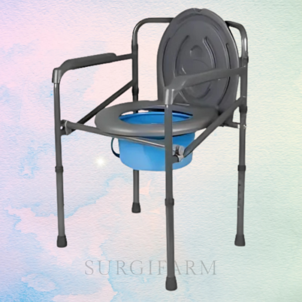 Vissco Commode Chair, Front Cut