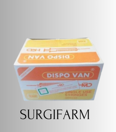 Dispovan Disposable Syringe 1 ml (Multipack) Sterile Single-Use Medical Syringe