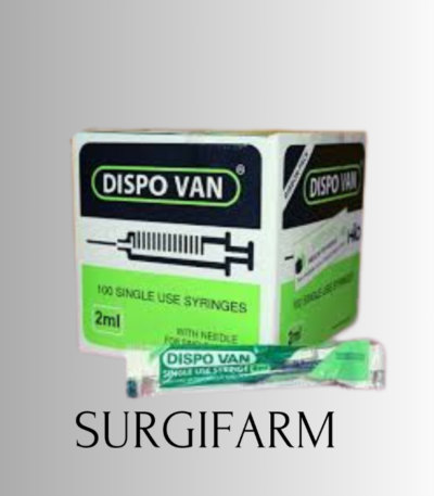 Dispovan Disposable Syringe 2 ml sterile