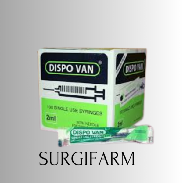 Dispovan Disposable Syringe 2 ml sterile