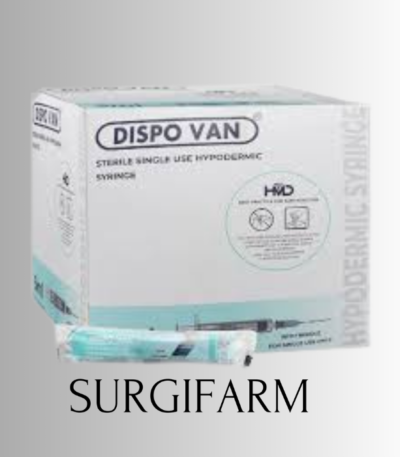 Dispovan Disposable Syringe 5 ml sterile