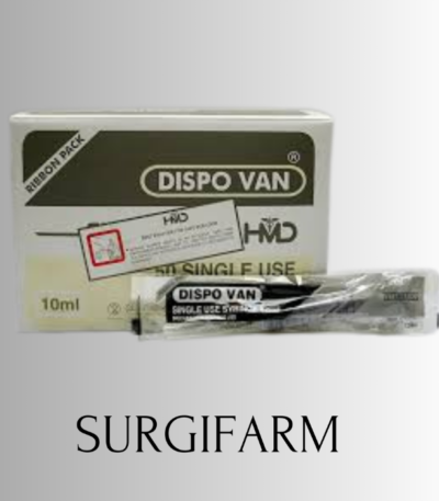 Dispovan Disposable Syringe 10 ml sterile