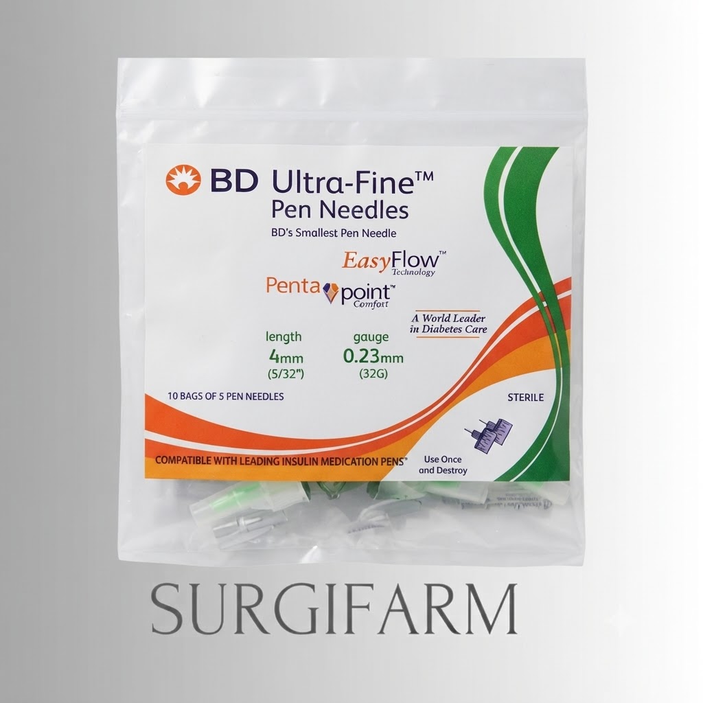 4d6457eb-4624-4e94-9de4-a1402de3f737 BD Nano™ Ultra-Fine™ Pen Needles 4 mm x 32G