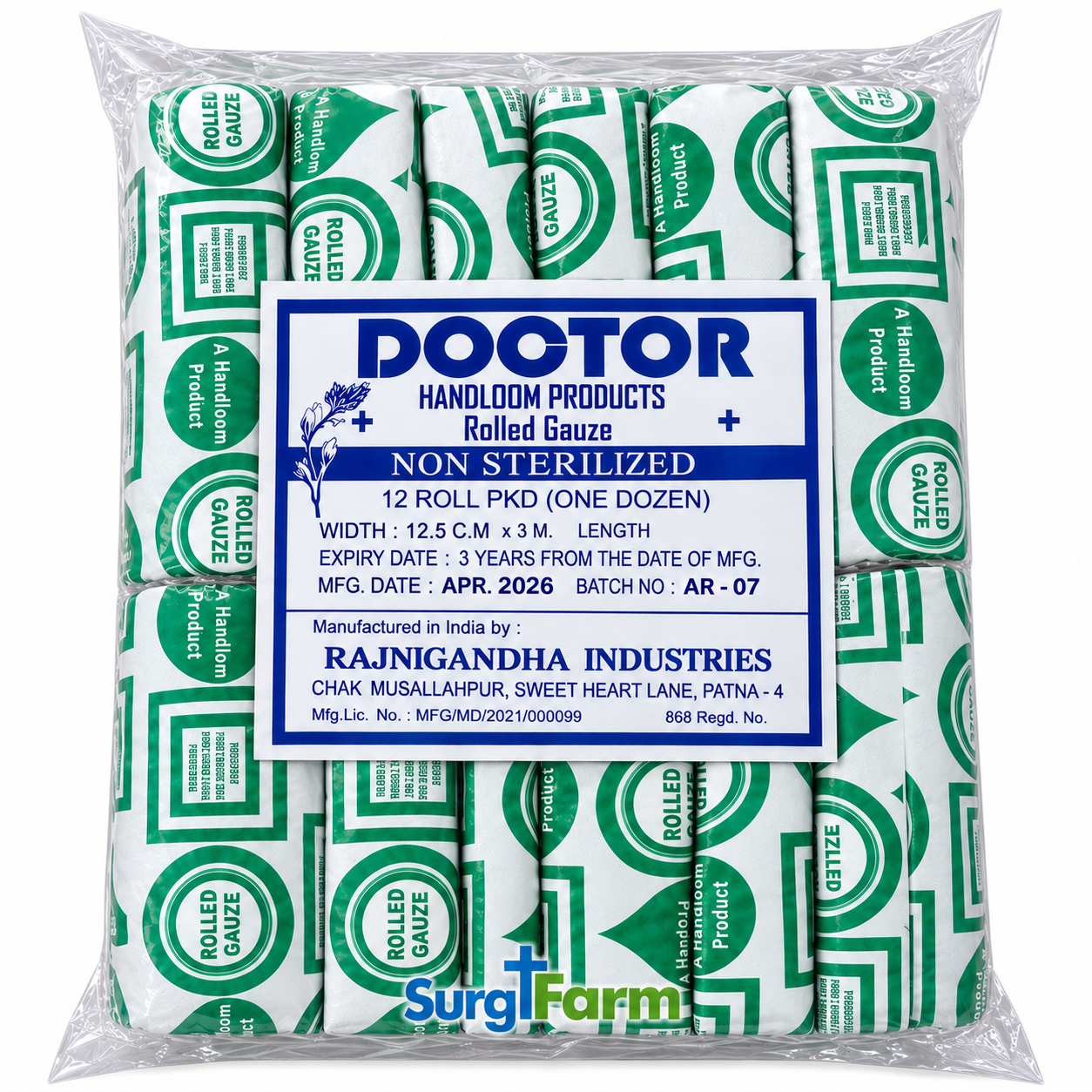 6 inch Doctor Bandage Roll 6 Inch