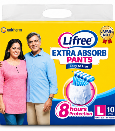 Lifree Adult Diaper Pants L in original product packaging