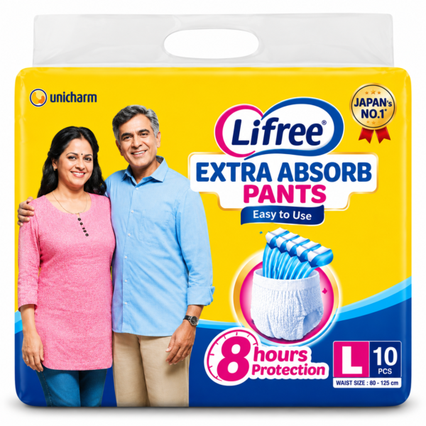 Lifree Adult Diaper Pants L in original product packaging