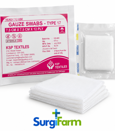 KSP Gauze Swab 7.5 × 7.5 cm