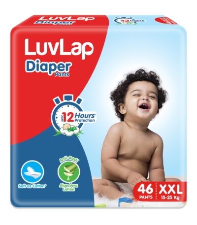 LuvLap Diaper Pants XXL 46 Pcs with Aloe Vera Lotion