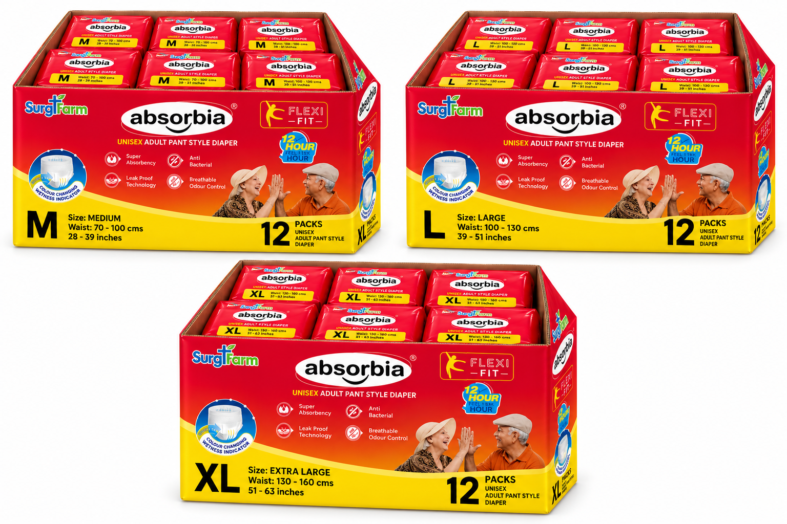 Absorbia Adult Tape Style Diaper Absorbia Adult Tape Style Diaper