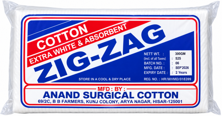 Absorbent Cotton Zigzag 300 Gm