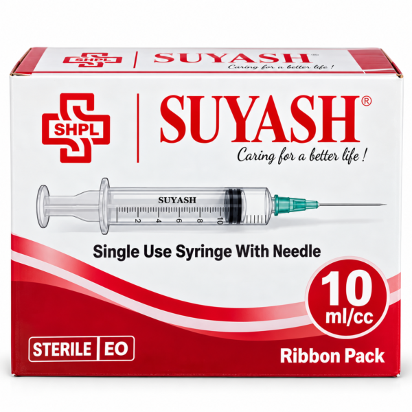 Suyash 10 mL Disposable Syringe