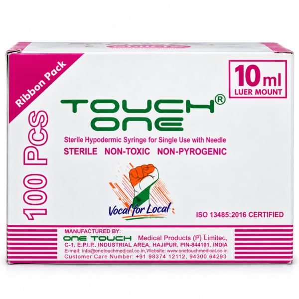 Touch One 10 mL Disposable Syringe