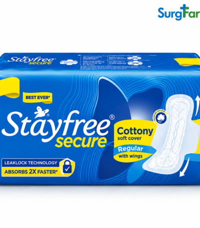 Stayfree Secure Cottony Regular Pads – 18 Pads