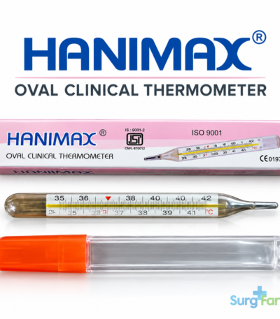Hanimax Oval Clinical Thermometer