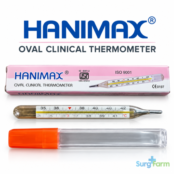Hanimax Oval Clinical Thermometer