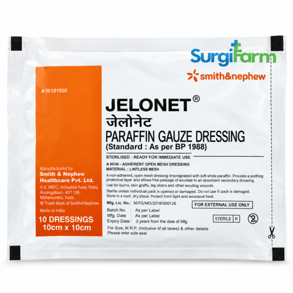 JELONET Paraffin Gauze Dressing – Pouch Pack
