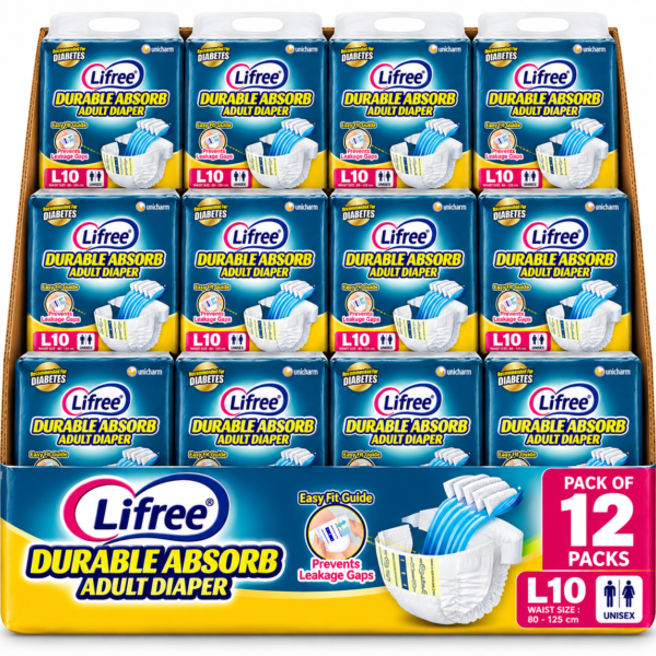 Lifree Adult Diaper Pants in original product packaging