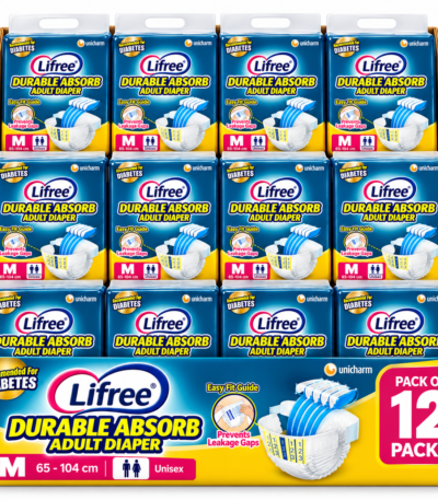 Lifree Adult Diaper Tape M Type with adjustable side fasteners
