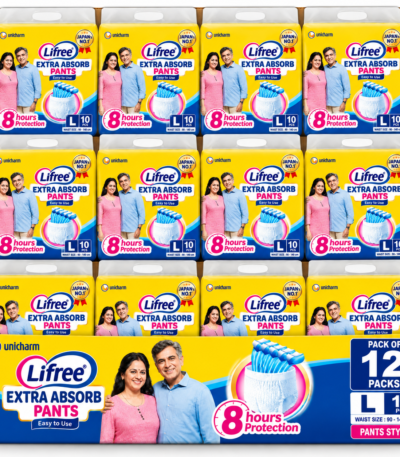 Lifree Adult Diaper Pants L in original product packaging