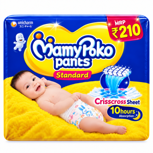 MamyPoko Pants baby diapers ₹210 MRP S M L XL