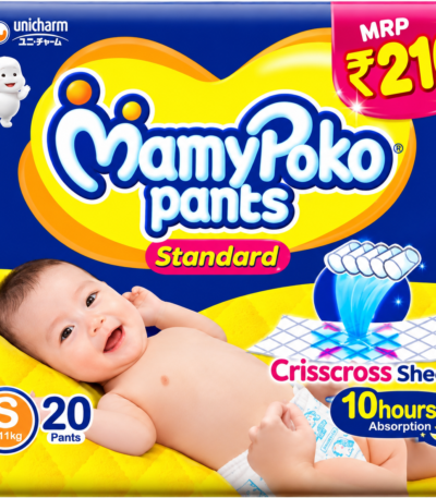 MamyPoko Pants S size baby diaper ₹210 MRP