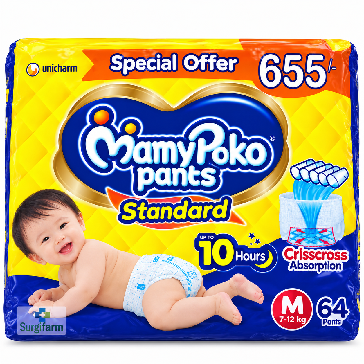 MamyPokMamyPoko Pants Baby Diapers M Special Offer Diaper Pack MamyPoko Pants Baby Diapers