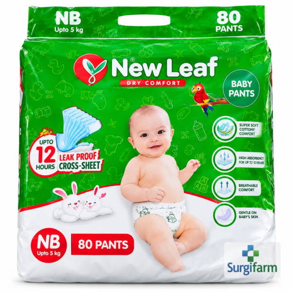 Newleaf Baby Diaper Pants NB New Born