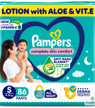 Pampers Baby Diapers Pants Small S 86 Pieces