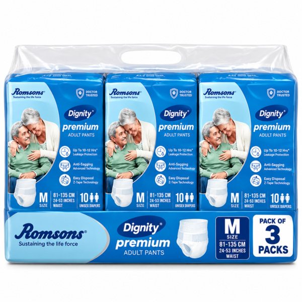 DIGNITY Premium Pant Style Adult Diapers – M