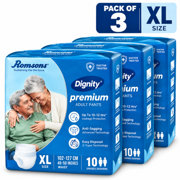 DIGNITY Premium Pant Style Adult Diapers pack