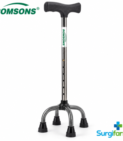 Romsons 4 Leg Walking Stick quadripod walking aid