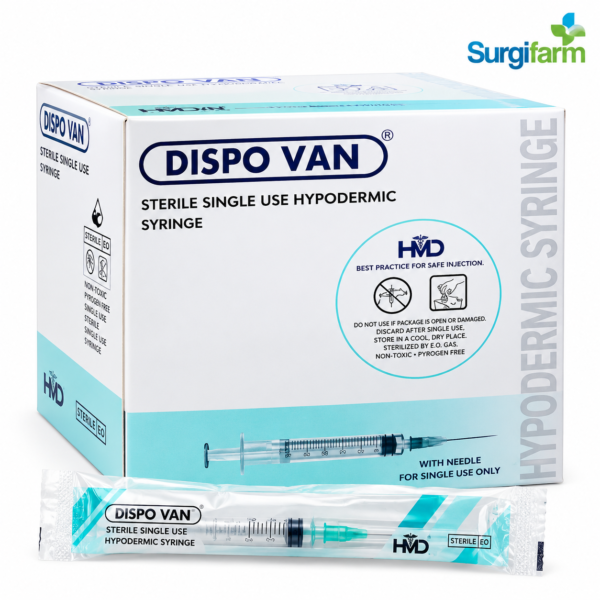 Dispovan 5 ml Disposable Syringe