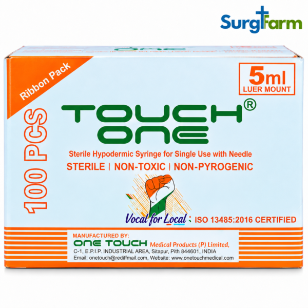 Touch One 5 mL Disposable Syringe