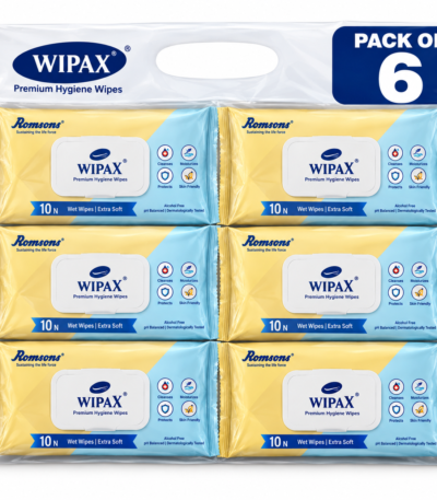 Dignity Spongee Body Wipes 10-piece pack by Romsons