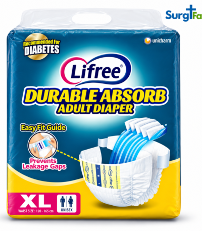 Lifree Adult Diaper Tape Type – Extra Large (Pack of 3)