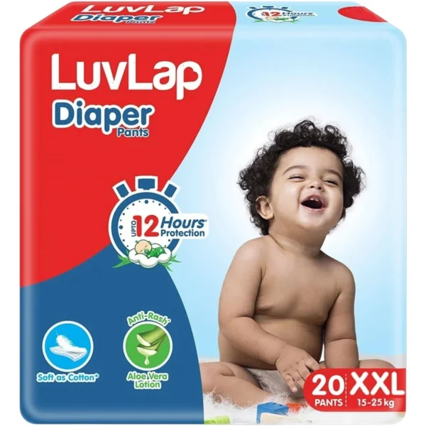 Luvlap Diaper Pants XXL 20 Pcs with Aloe Vera