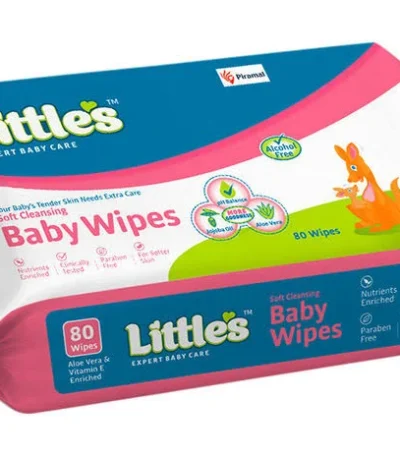 Little's Soft Cleansing Baby Wipes with Aloe Vera Jojoba Oil and Vitamin E