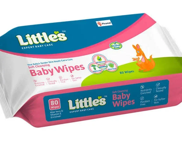 Little's Soft Cleansing Baby Wipes with Aloe Vera Jojoba Oil and Vitamin E