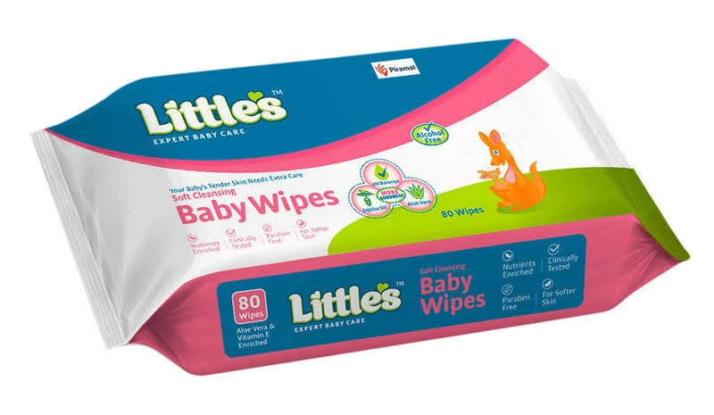 Little's Soft Cleansing Baby Wipes with Aloe Vera Jojoba Oil and Vitamin E