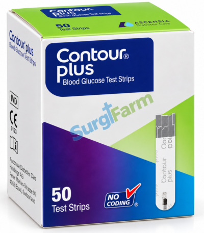 Contour Plus Blood Glucose Test Strips 50 pack